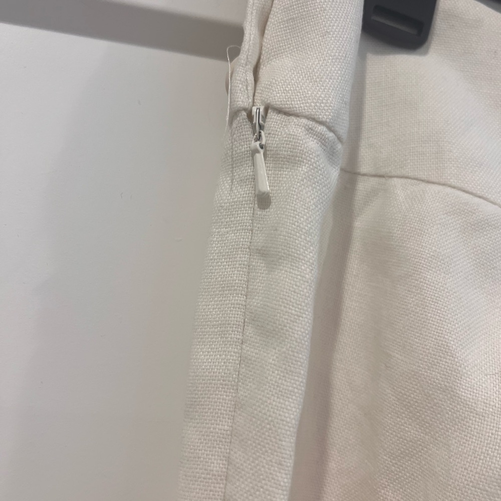 Lauren Ralph Lauren 100% Linen Wide Leg Pants – Ivory | Size 10 - Picture 10 of 12